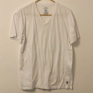 Polo Ralph Lauren, Men's V-neck White undershirt Size M